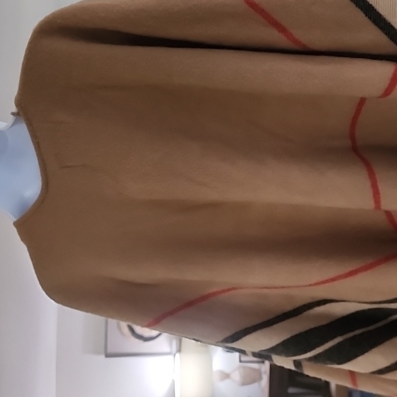 James Pringle Weavers Wool Plaid Shawl Wrap – Fringe Poncho - Picture 6 of 7